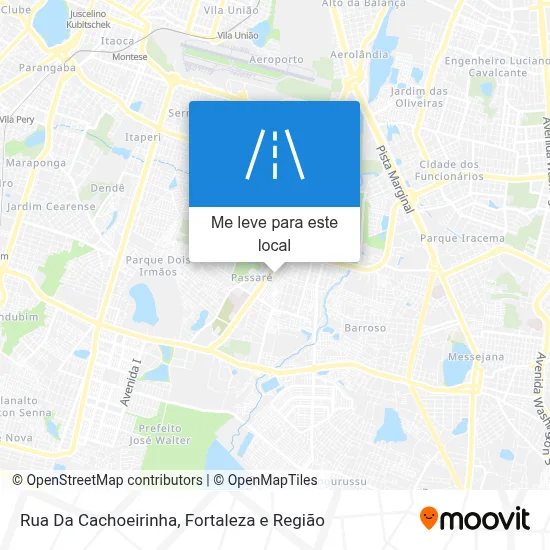 Rua Da Cachoeirinha mapa