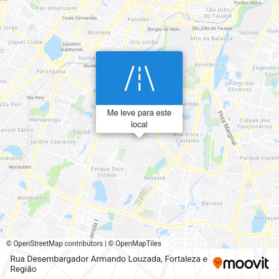 Rua Desembargador Armando Louzada mapa
