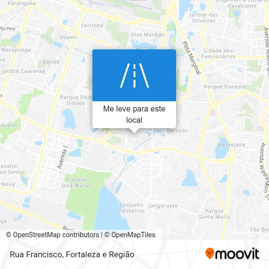 Rua Francisco mapa