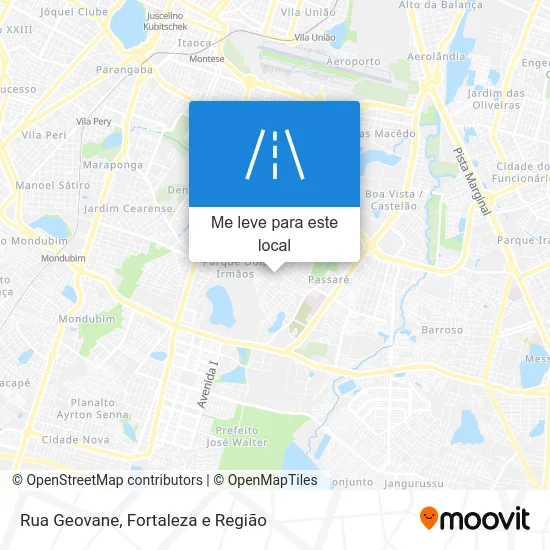 Rua Geovane mapa