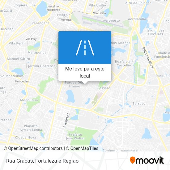 Rua Graças mapa