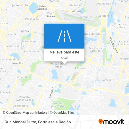 Rua Manoel Dutra mapa