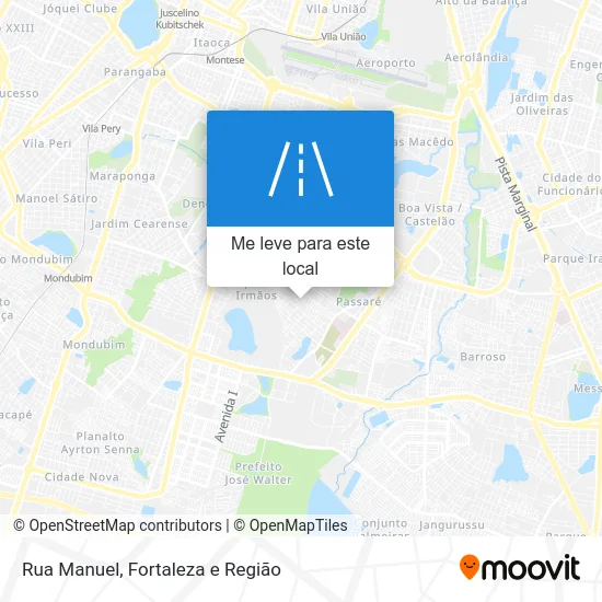 Rua Manuel mapa