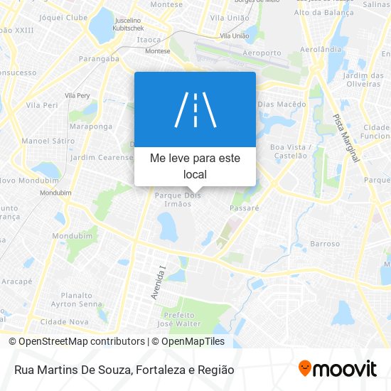 Rua Martins De Souza mapa