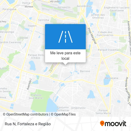 Rua N mapa