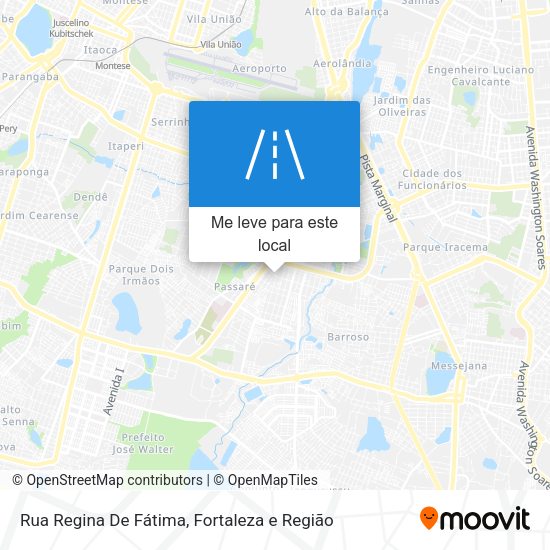 Rua Regina De Fátima mapa