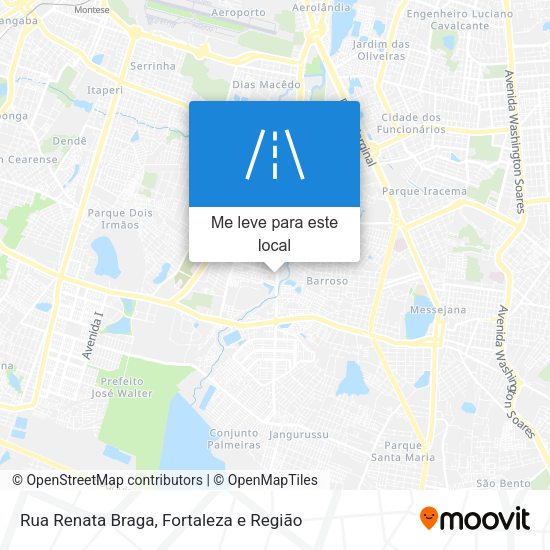 Rua Renata Braga mapa
