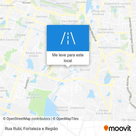 Rua Rubi mapa