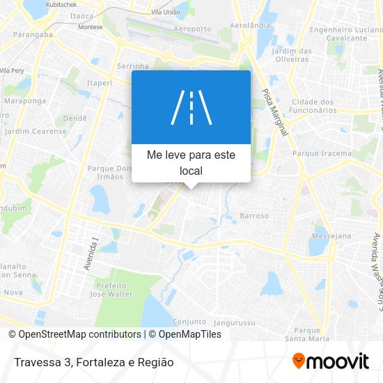 Travessa 3 mapa