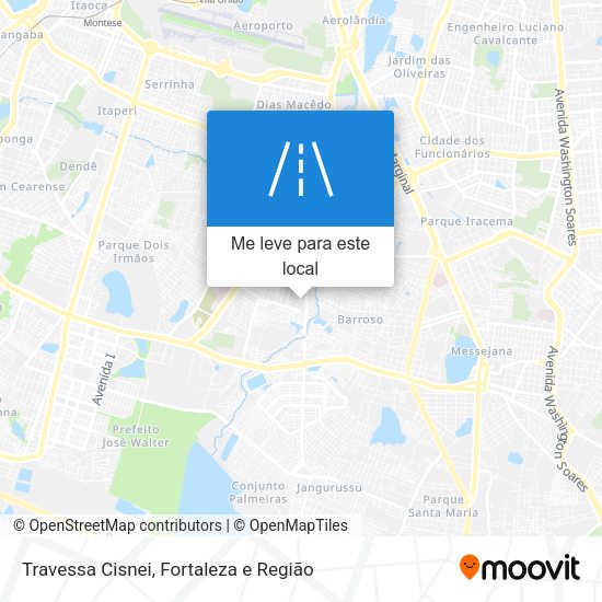 Travessa Cisnei mapa