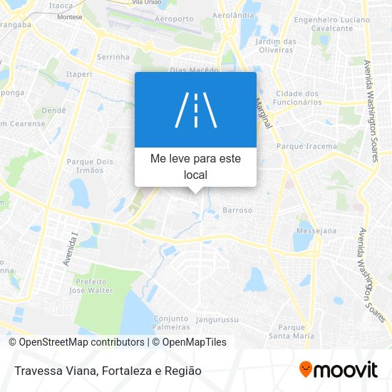 Travessa Viana mapa