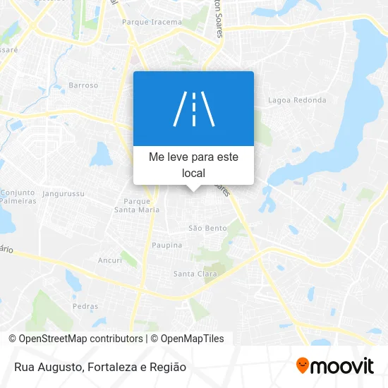 Rua Augusto mapa