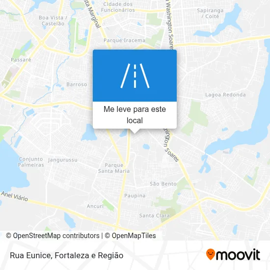 Rua Eunice mapa