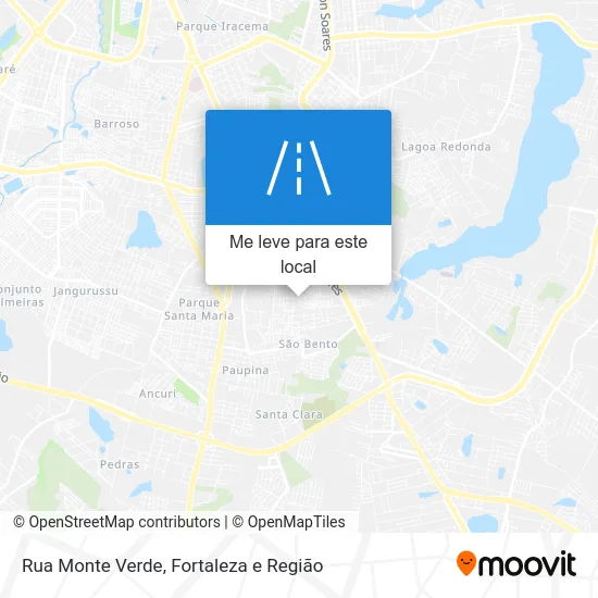 Rua Monte Verde mapa