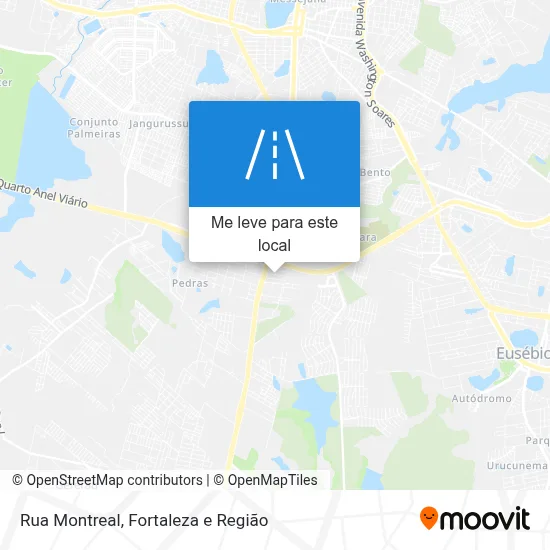 Rua Montreal mapa