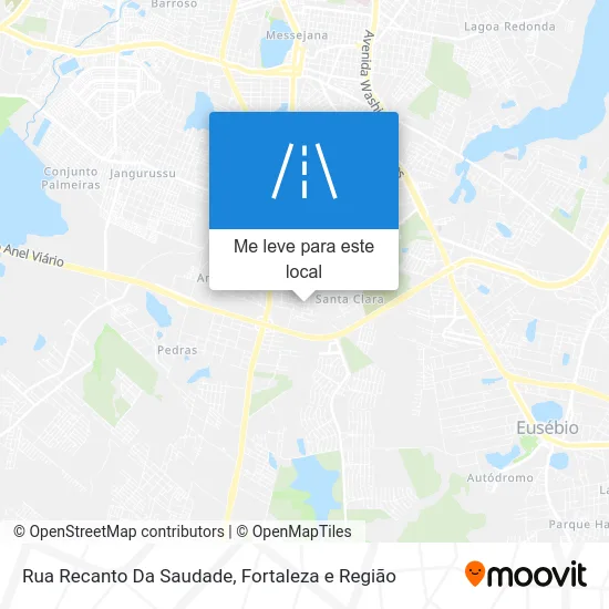 Rua Recanto Da Saudade mapa