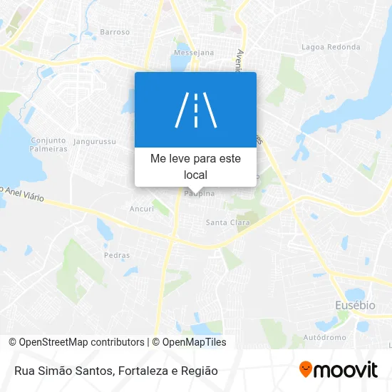 Rua Simão Santos mapa