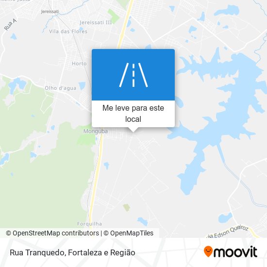 Rua Tranquedo mapa