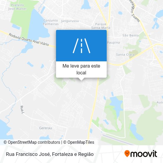 Rua Francisco José mapa