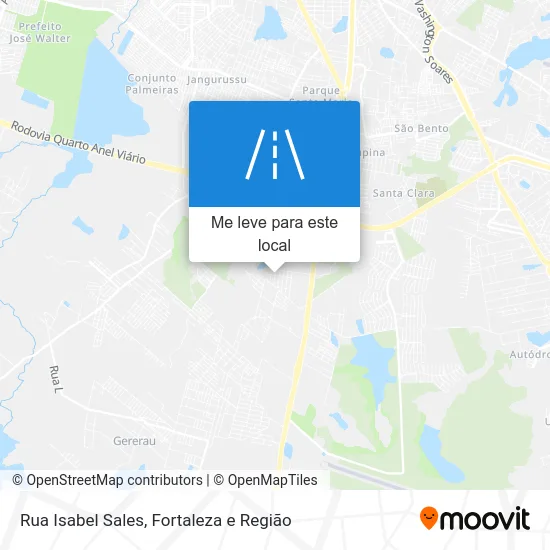 Rua Isabel Sales mapa