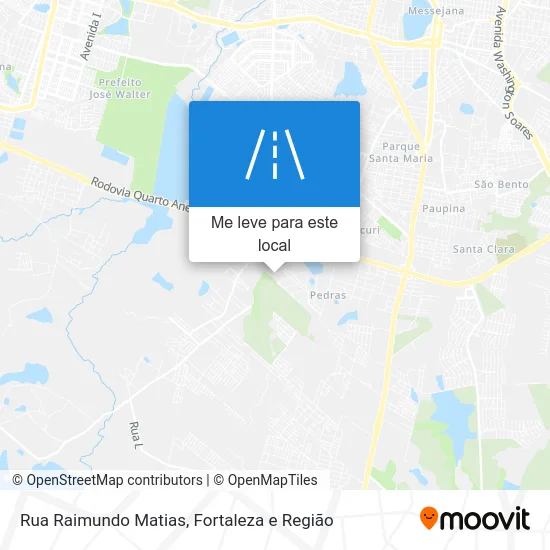 Rua Raimundo Matias mapa