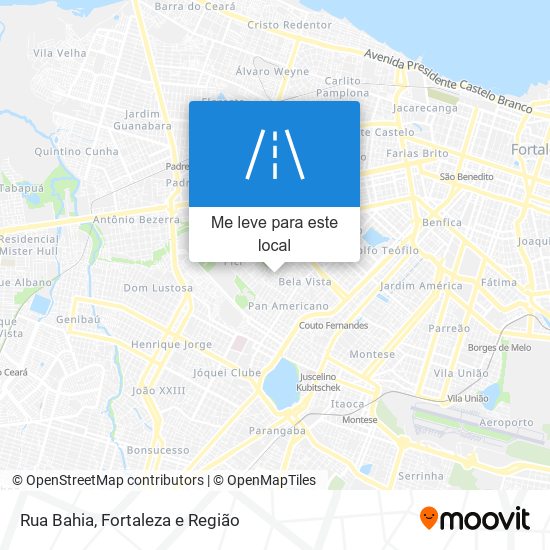 Rua Bahia mapa