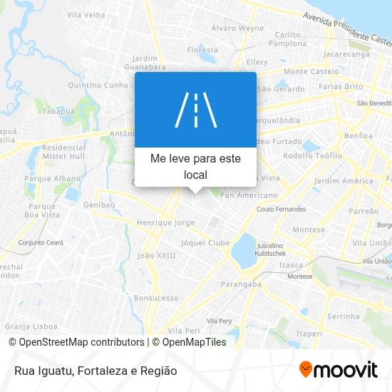 Rua Iguatu mapa