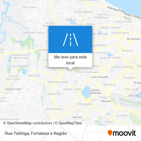 Rua Taitinga mapa