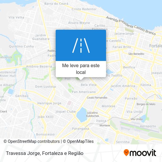 Travessa Jorge mapa