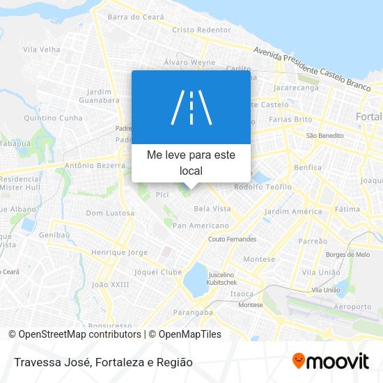 Travessa José mapa