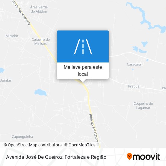 Avenida José De Queiroz mapa