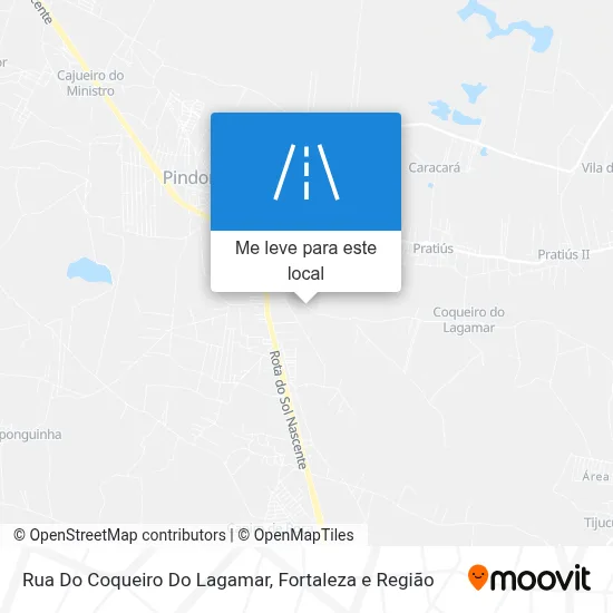 Rua Do Coqueiro Do Lagamar mapa