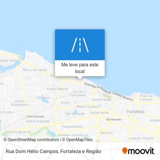 Rua Dom Hélio Campos mapa
