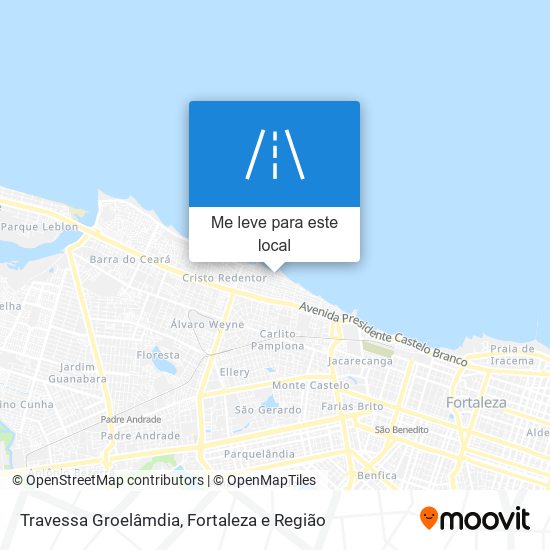 Travessa Groelâmdia mapa