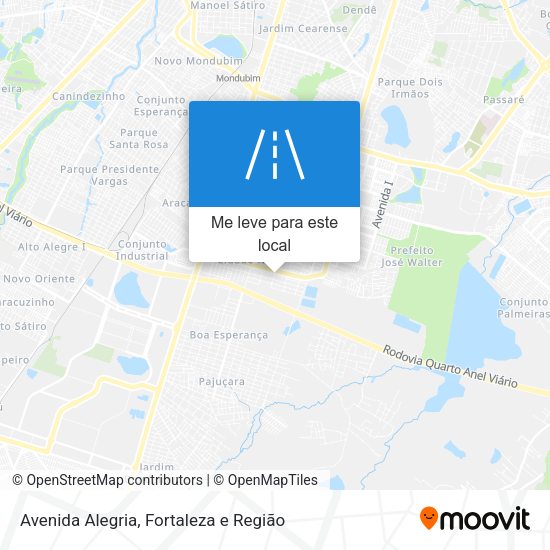 Avenida Alegria mapa