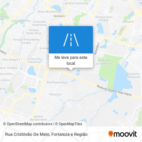 Rua Cristóvão De Melo mapa