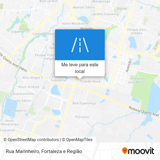 Rua Marinheiro mapa