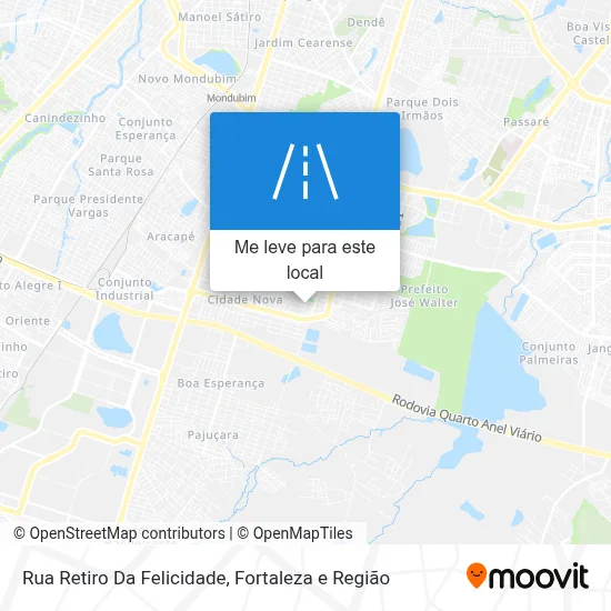 Rua Retiro Da Felicidade mapa