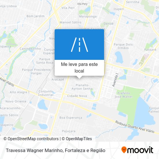 Travessa Wagner Marinho mapa
