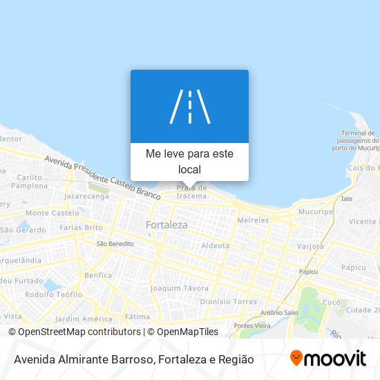 Avenida Almirante Barroso mapa