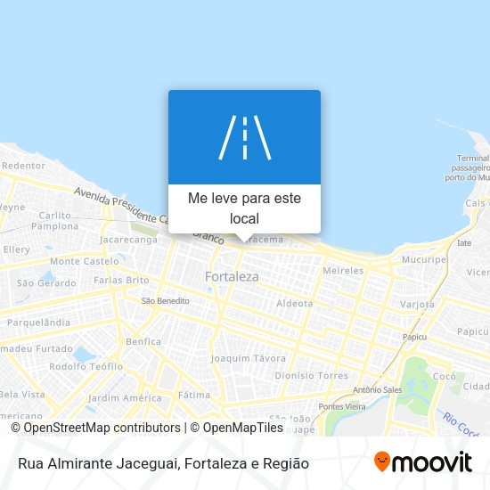 Rua Almirante Jaceguai mapa