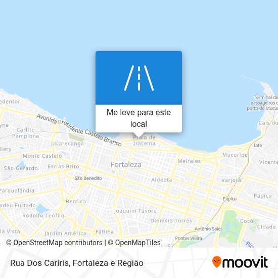 Rua Dos Cariris mapa