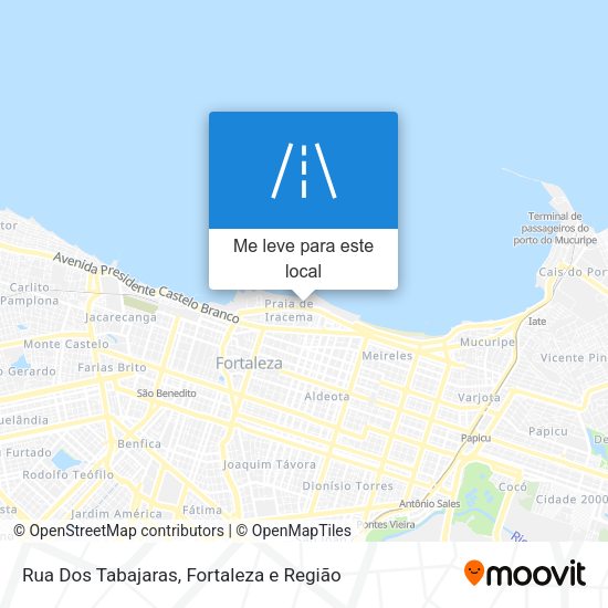 Rua Dos Tabajaras mapa