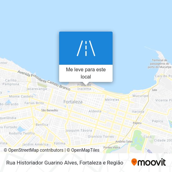 Rua Historiador Guarino Alves mapa