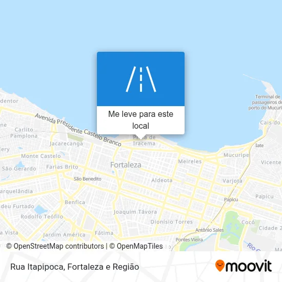 Rua Itapipoca mapa