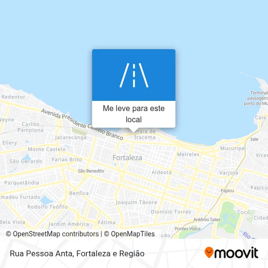 Rua Pessoa Anta mapa