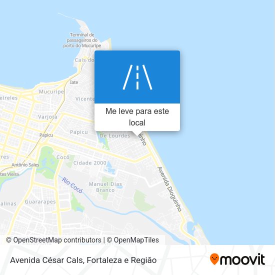 Avenida César Cals mapa
