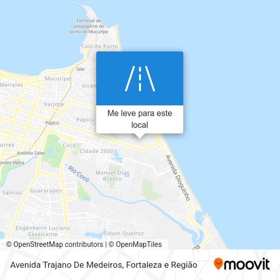 Avenida Trajano De Medeiros mapa