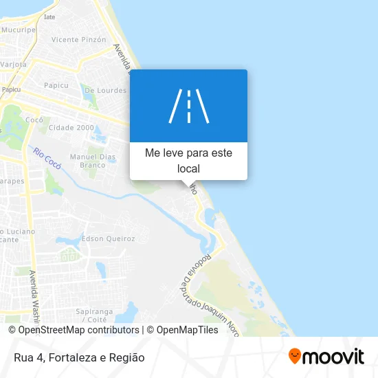 Rua 4 mapa