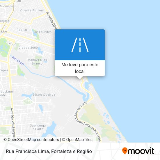 Rua Francísca Lima mapa